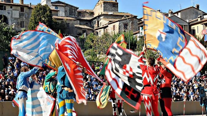 Gli sbandieratori di San Gemini pronti per la trasferta in Australia