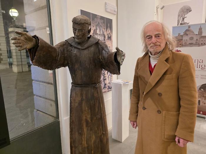 A Foligno il volto di San Francesco prende forma: l&rsquo;opera di Francesco Fratini allo IAT