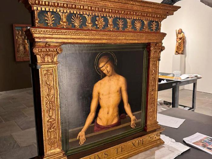 Dall'Umbria alla Grande Mela: il Perugino sbarca a New York con la cimasa della Pala dei Decemviri