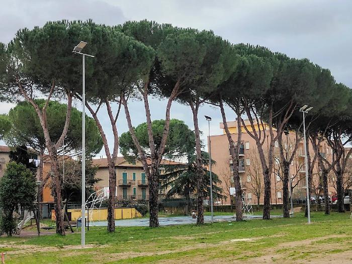 Nuova illuminazione a led nell&rsquo;area del Parco Ponte di Marsciano