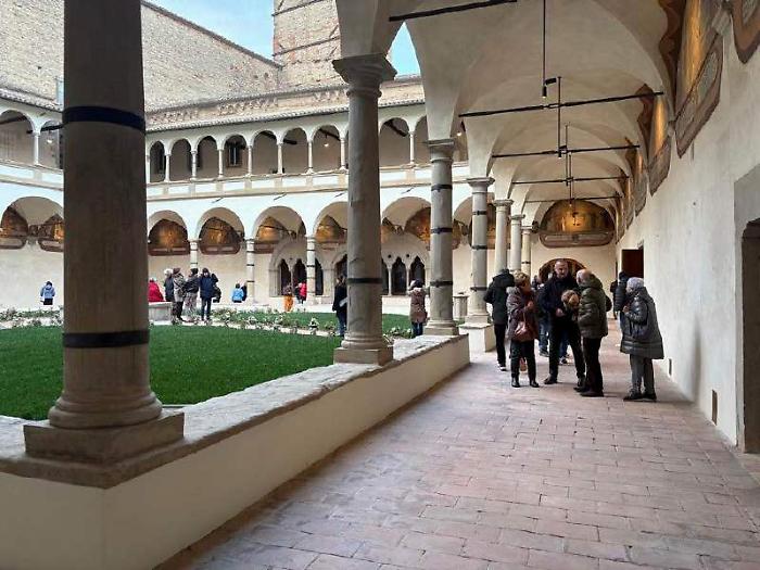 Boom di visite al chiostro di San Domenico: mille presenze per il restauro