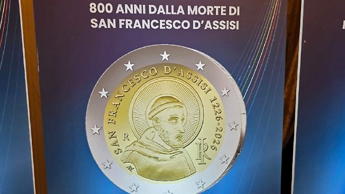 Pronta la moneta da 2 euro per celebrare San Francesco