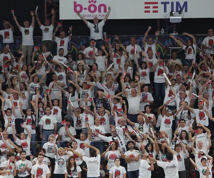 La Sir supera il calcio, al PalaBarton 4.417 spettatori