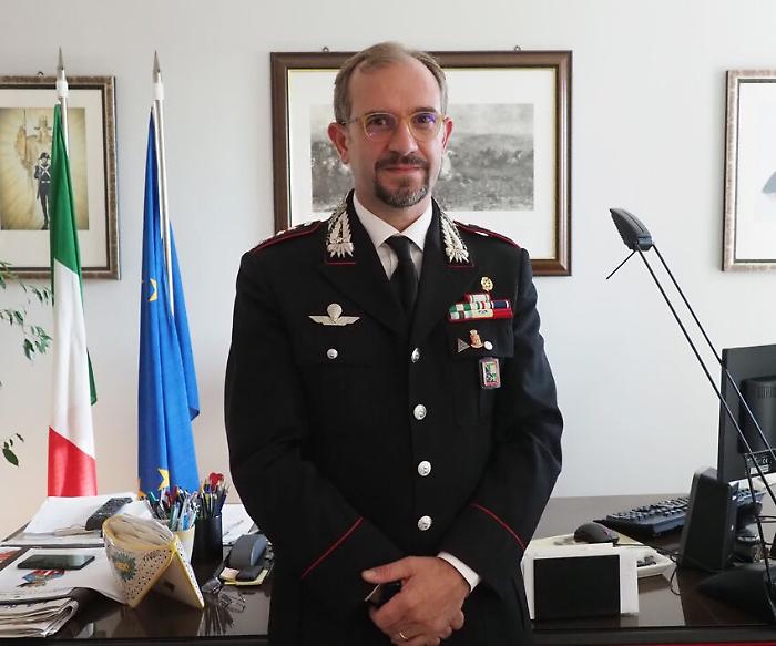 Perugia, colonnello Stefano Romano entra nel comando generale dell'arma carabinieri a Roma