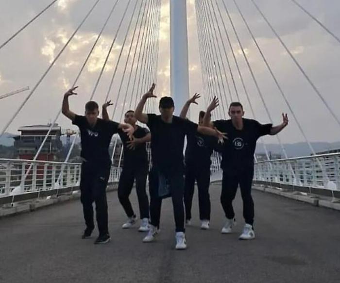 Terni, la L-bs Fam Crew a Ballando con le stelle su Rai 1. Coreografia dal ponte di Calatrava