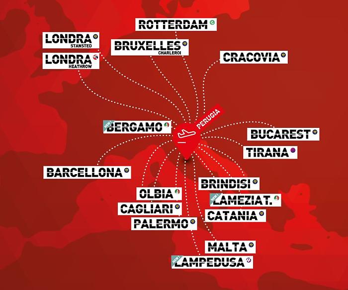 Perugia, l'aeroporto presenta i nuovi voli della stagione estiva: date, orari e destinazioni