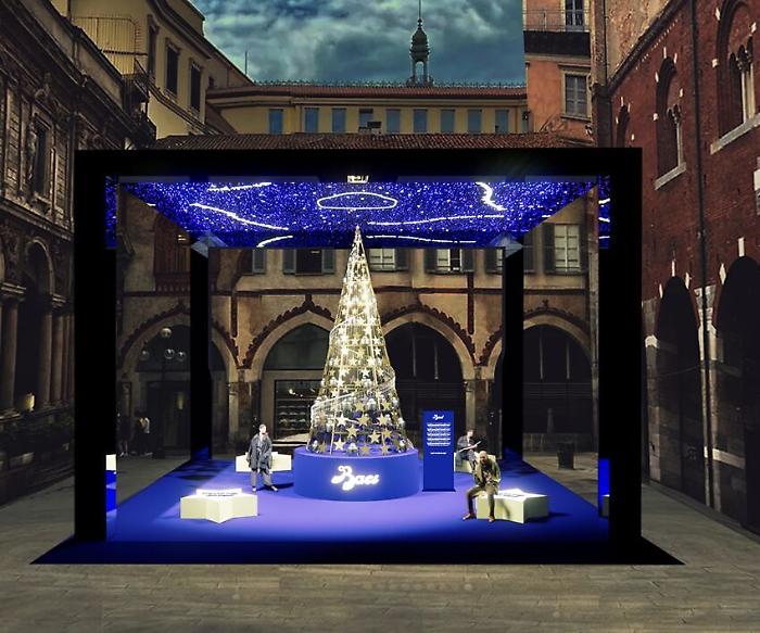 Perugia, da San Sisto a Milano. Baci Perugina illumina il Natale nelle piazze 