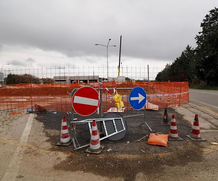 Perugia, procede il cantiere dei lavori per il nuovo supermercato Eurospin. Manca poco all'apertura