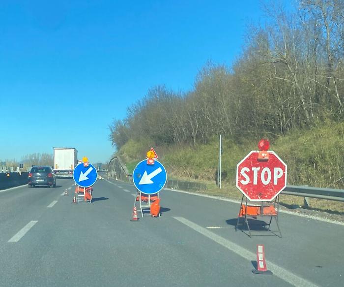 Lavori sulla E45 fino al 31  gennaio 