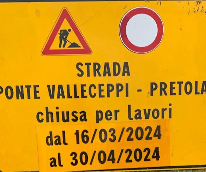 Perugia, si interrompono i lavori sulla strada Ponte Valleceppi-Pretola: riapre per 12 giorni