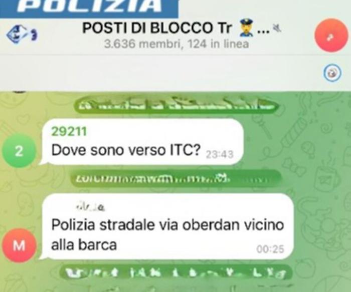 Terni, scoperta chat su Telegram per evitare controlli della polizia: scattano le denunce
