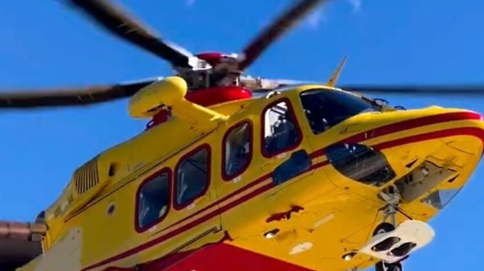 Operaio cade da 8 metri di altezza: trasferito in elisoccorso all'ospedale di Perugia 