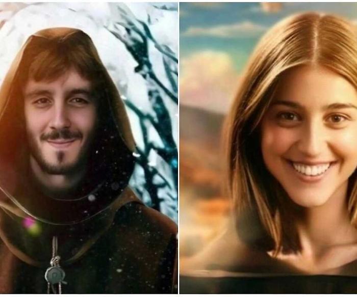 Uno studioso propone i volti di San Francesco e Santa Chiara con l'intelligenza artificiale