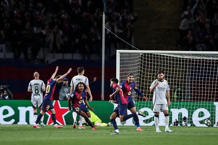 Il Bar&ccedil;a ai quarti di Champions, battuto 3-1 il Benfica