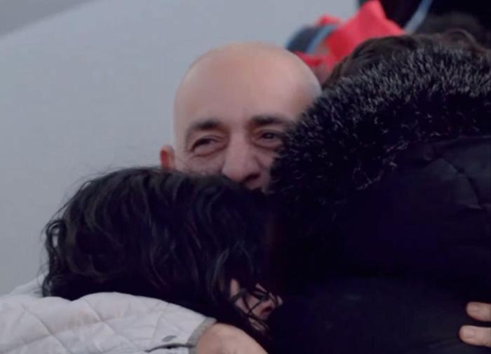 Burl&ograve; "Abbracciare miei figli &egrave; stato un piacere immenso"