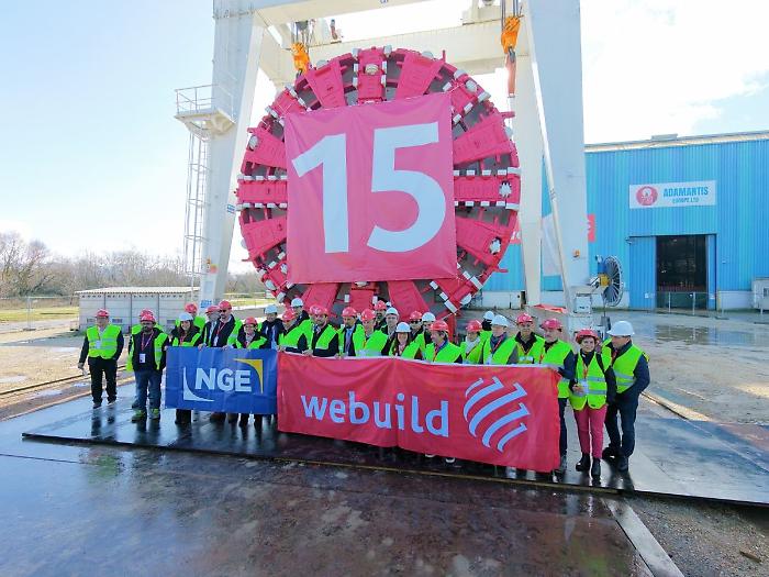 Webuild, pronta la TBM rigenerata per il Grand Paris Express in Francia
