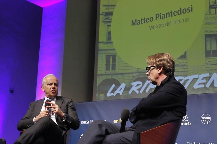 Decima "Ripartenza" a Milano, Piantedosi "Impegno contro immigrazione clandestina"