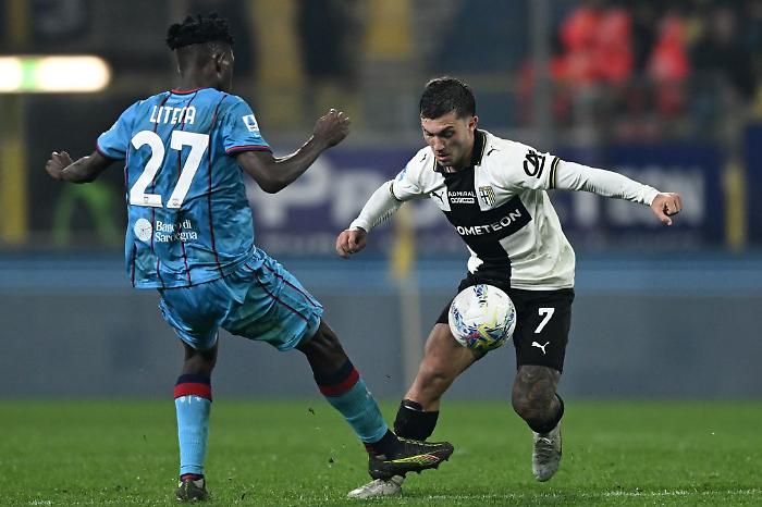 Parma-Cagliari 1-1, a Folorunsho risponde Oristanio