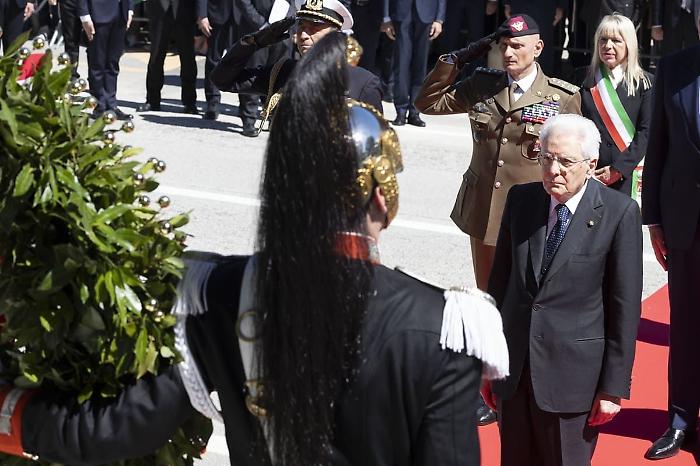 25 Aprile, Mattarella "La pace &egrave; il senso della Resistenza"