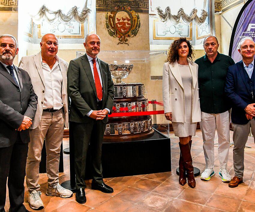 Coppa Davis a Perugia, regina per la presentazione degli Internazionali di Perugia