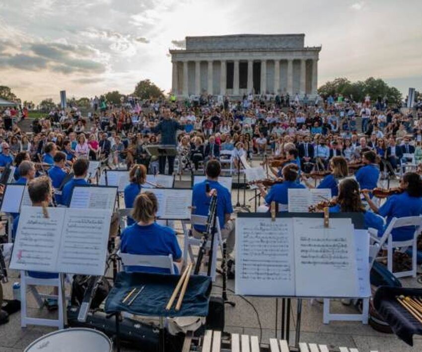 Il concerto al Lincoln Memorial