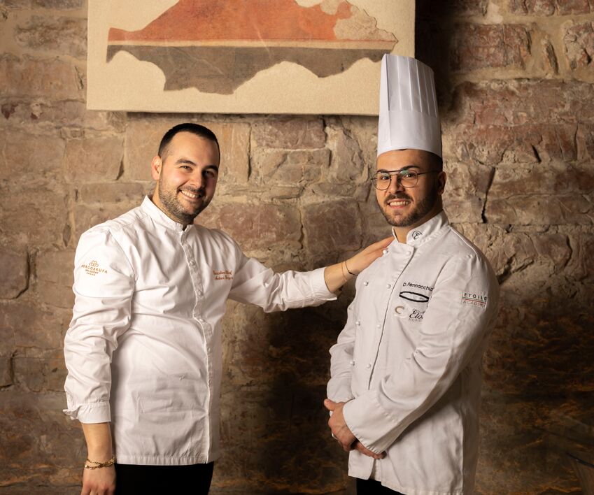 Gli chef Andrea Impero e Diego Pennacchia