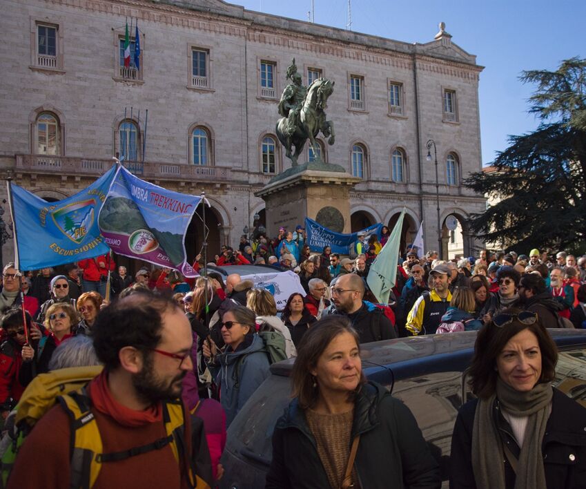 Protesta piazza Italia
