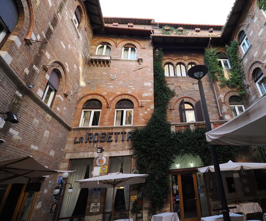 Perugia, hotel La Rosetta