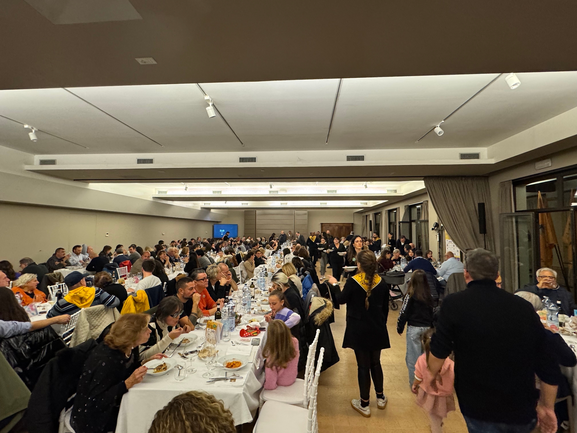 cena beneficenza rione cassero x coop Ellelle Foligno