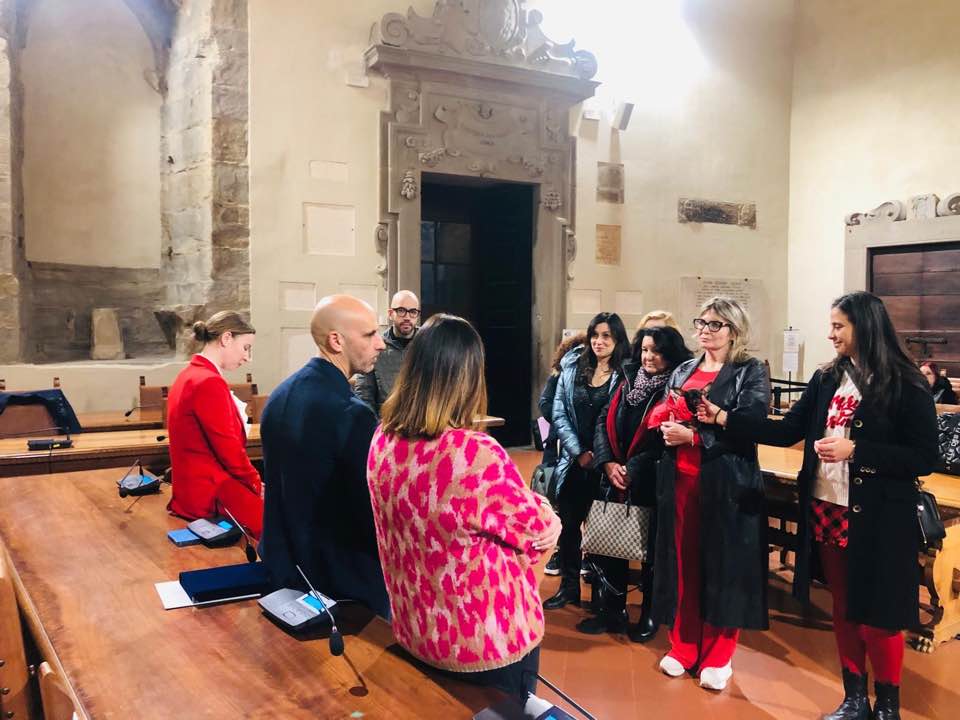 Il personale scolastico ricevuto in municipio