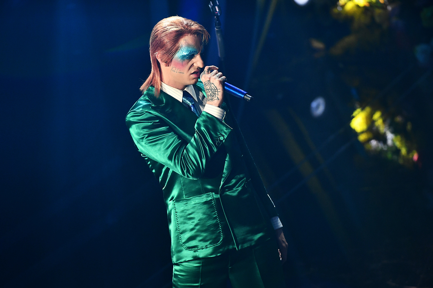 Achille Lauro al Festival di Sanremo nel 2020