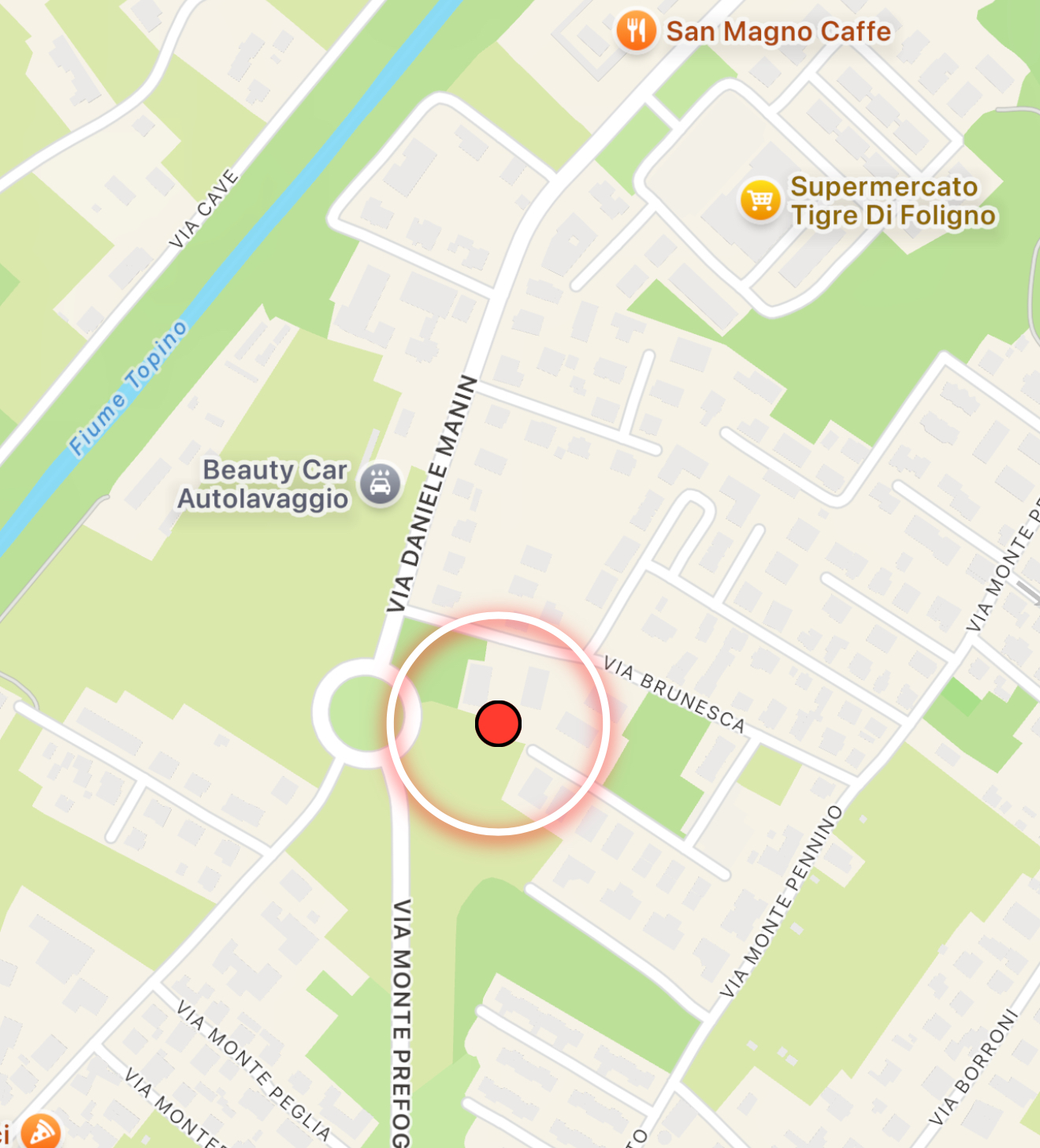 L'epicentro del terremoto di Foligno del 4 marzo 2025 nel dettaglio (mappa Ingv)