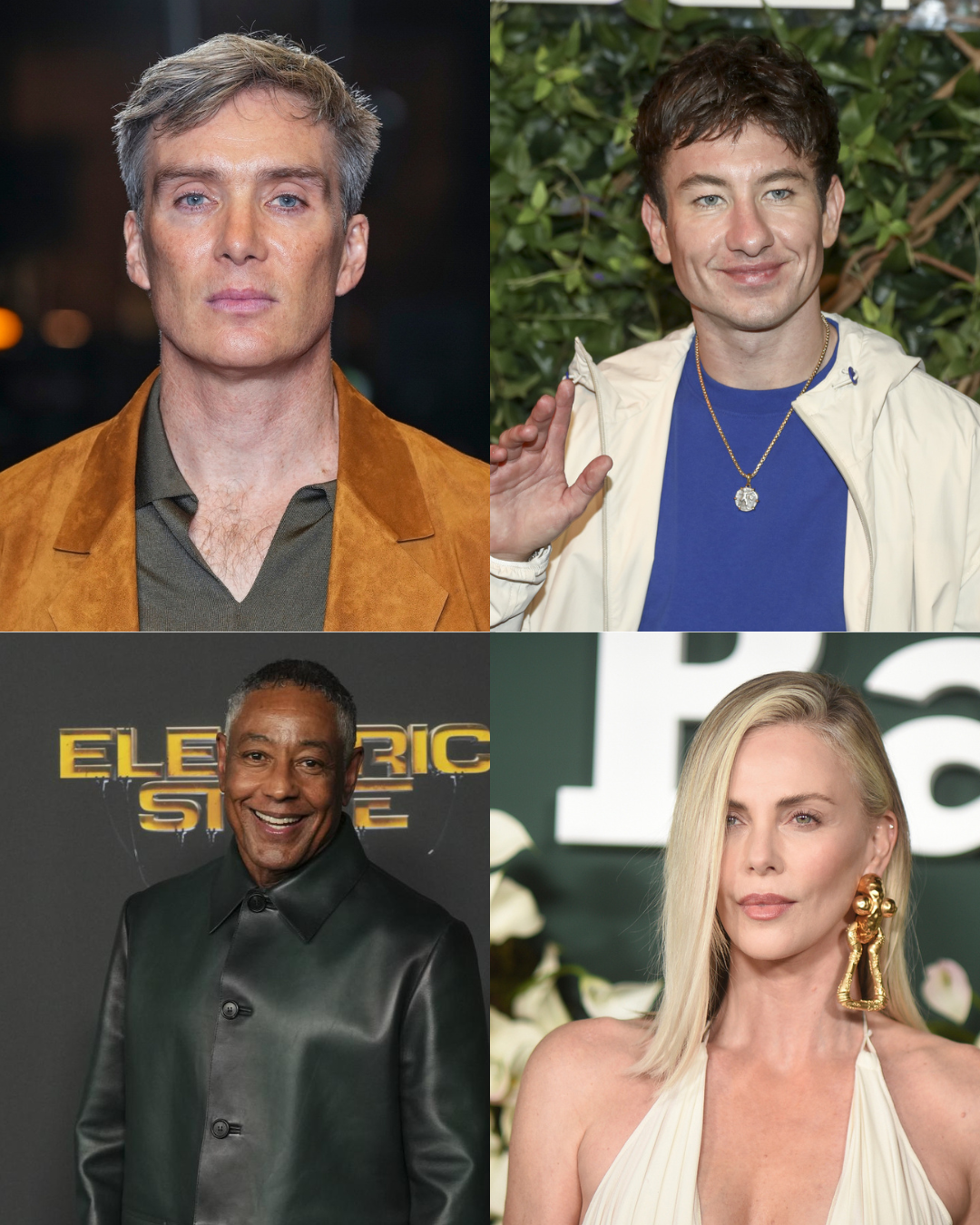 Cillian Murphy, Giancarlo Esposito, Barry Keoghan e Charlize Theron